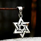 Collar Estrella De David, Acero Inoxidable, Hombre-mujer - Miniatura 2