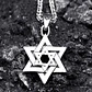 Collar Estrella De David, Acero Inoxidable, Hombre-mujer - Miniatura 4