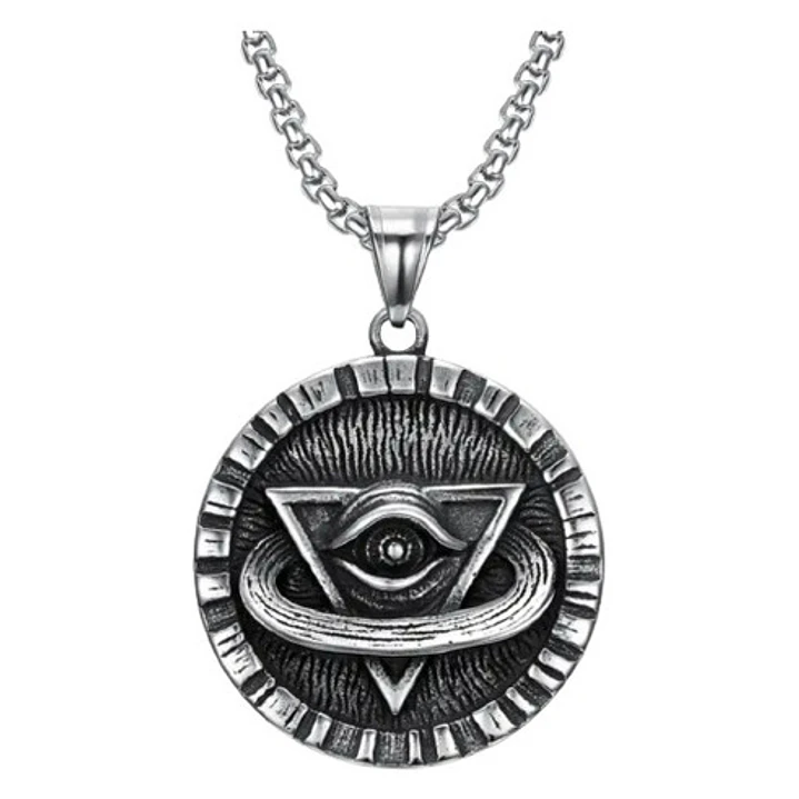Collar Illuminati, Acero Inoxidable, Hombre 1