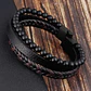 Pulsera Cuero Multicapa, Ónix Opaco, Cierre Magnético - Miniatura 3