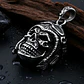 Collar Aviator Skull, Acero Inoxidable, Hombre - Miniatura 3