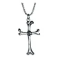 Collar Bone Cross, Acero Inoxidable, Hombre - Miniatura 1