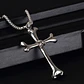 Collar Bone Cross, Acero Inoxidable, Hombre - Miniatura 3
