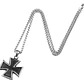Collar Cruz De Malta, Acero Inoxidable, Hombre - Miniatura 4