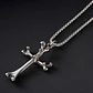 Collar Bone Cross, Acero Inoxidable, Hombre - Miniatura 4