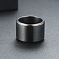 Anillo Tarento Black 15mm, Acero Inoxidable, Moda Hombre - Miniatura 2