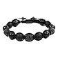 Pulsera Piedras Naturales, Ónix Y Micro-zircones, Ajustable - Miniatura 1