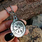 Collar Vikingo Vegvísir Spinner Giratorio, Acero Inoxidable - Miniatura 4