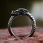 Anillo Dragón Nórdico, Acero Inoxidable, Unisex - Miniatura 4