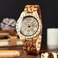 Reloj Vikingo Aegishjalmur Café, Madera Bambú, Hombre - Miniatura 2