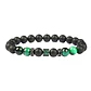 Pulsera Piedras Naturales Ónix Opaco Y Ojo De Tigre, Unisex - Miniatura 1