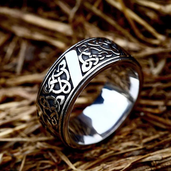 Anillo Nudo Celta, Acero Inoxidable, Unisex 2