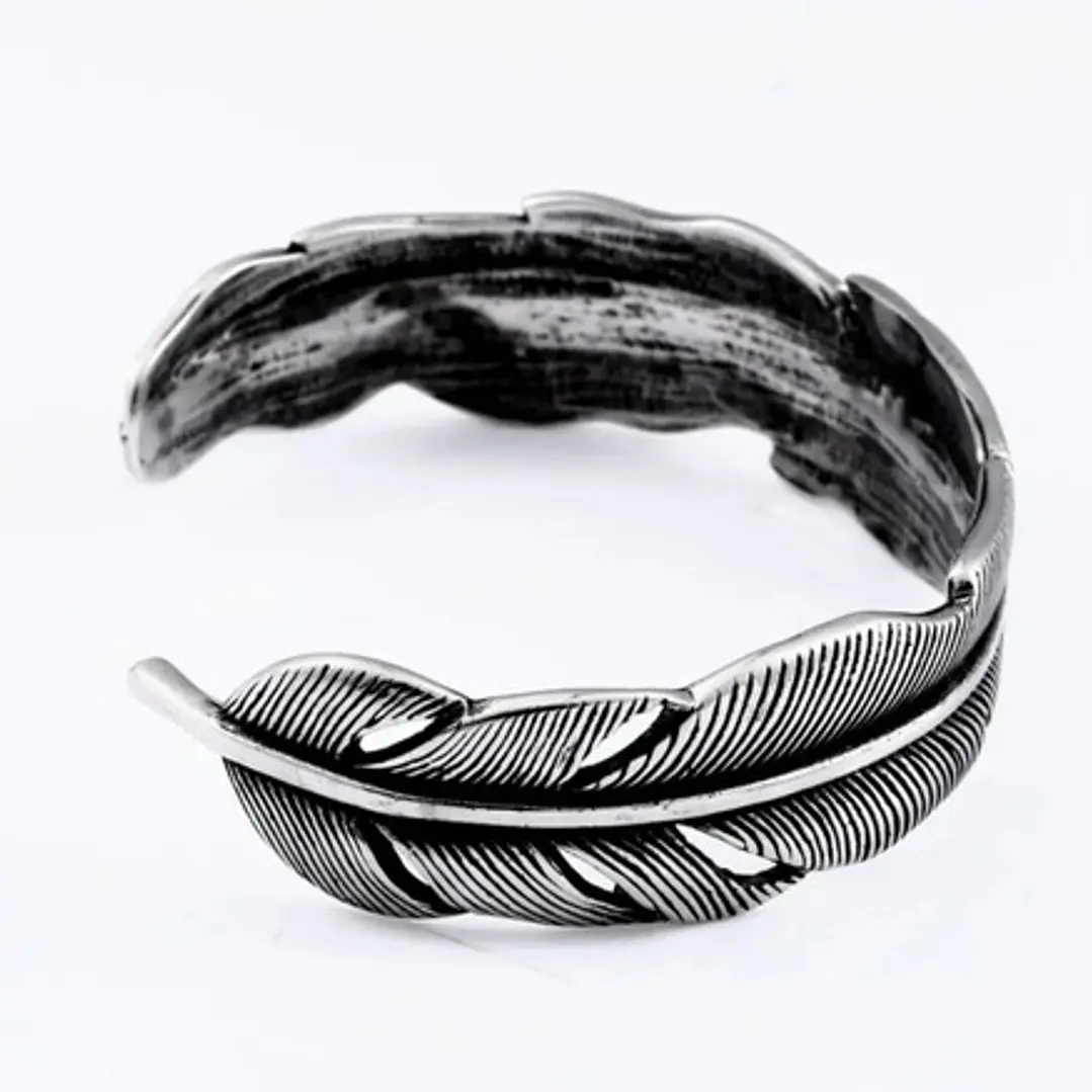 Brazalete Feather Acero Inoxidable, Hombre 2