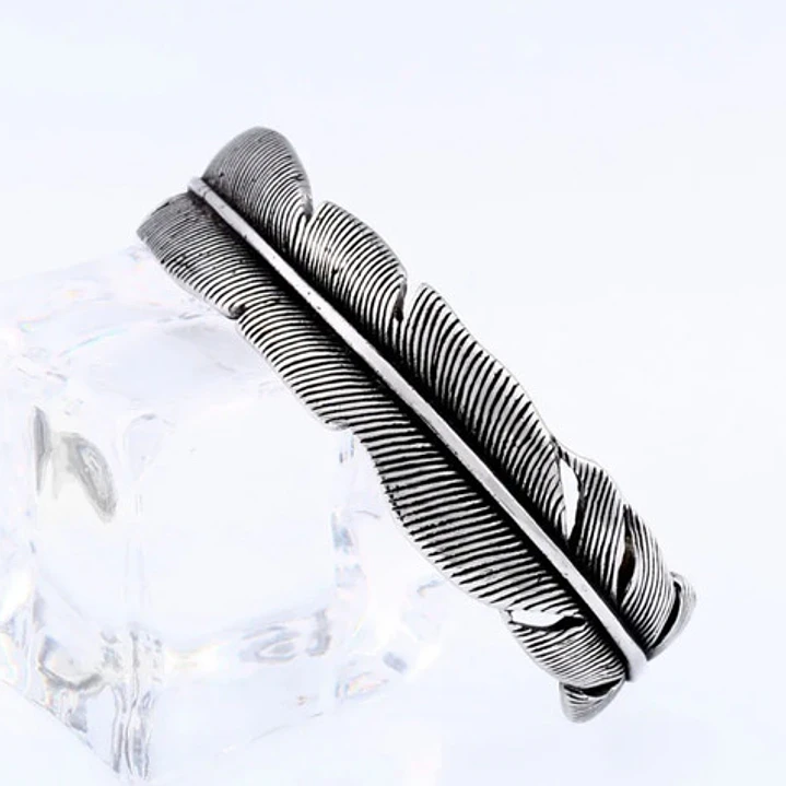 Brazalete Feather Acero Inoxidable, Hombre 3