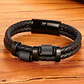Pulsera Cuero Black Modelo Drammen, Cierre Magnético, Hombre - Miniatura 3