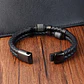 Pulsera Cuero Black Modelo Drammen, Cierre Magnético, Hombre - Miniatura 4