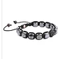 Pulsera Piedras Naturales, Square Hematite, Macramé  - Miniatura 2