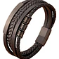 Pulsera Cuero Lisboa, Cierre Magnético, Moda Hombre - Miniatura 1