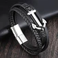 Pulsera Cuero Anchor, Cierre Magnético, Hombre - Miniatura 2
