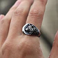 Anillo Vikingo Lobo Nórdico, Acero Inoxidable, Hombre - Miniatura 2