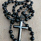 Collar Rosario, Piedras Naturales Ónix Y Hematita, Hombre - Miniatura 4