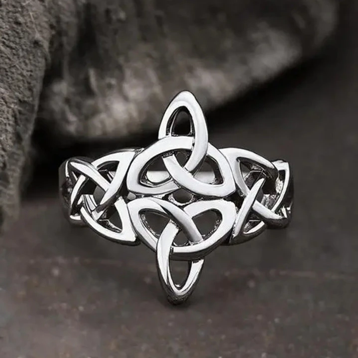 Anillo Iberia Nudos Celtas, Acero Inoxidable, Unisex 5