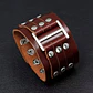 Brazalete Cuero Con Tachas, Modelo Madrid, Unisex - Miniatura 6