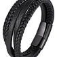 Pulsera Cuero Austin, Cierre Magnético, Unisex - Miniatura 1