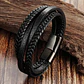 Pulsera Cuero Austin, Cierre Magnético, Unisex - Miniatura 2