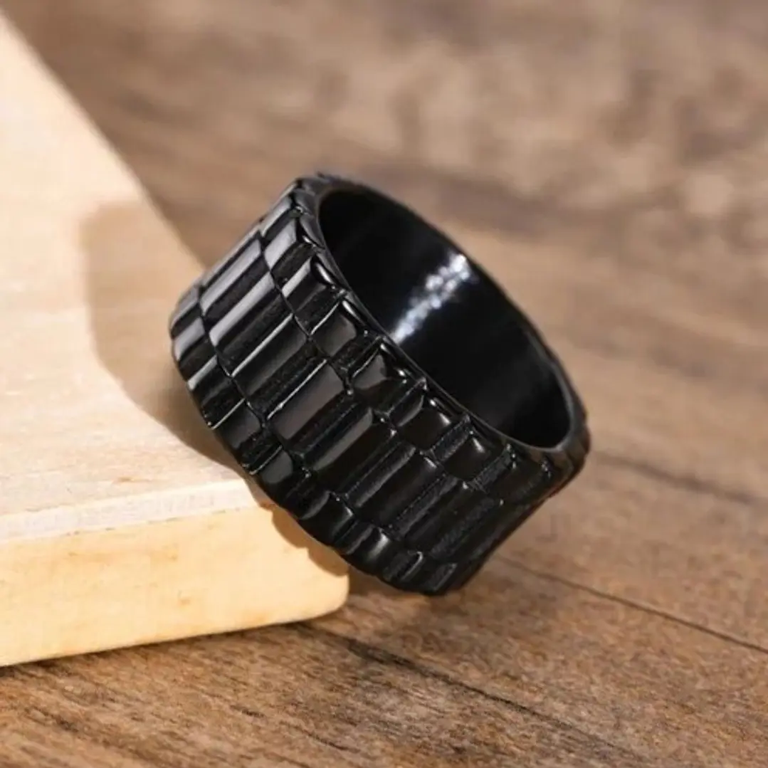 Anillo Black Kreator 11mm. Acero Inoxidable, Hombre 2