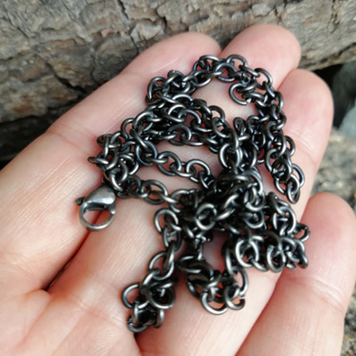 Collar Vikingo Valknut Spinner Giratorio, Acero Inoxidable 7
