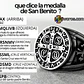 Anillo Medalla De San Benito, Acero Inoxidable, Hombre - Miniatura 6