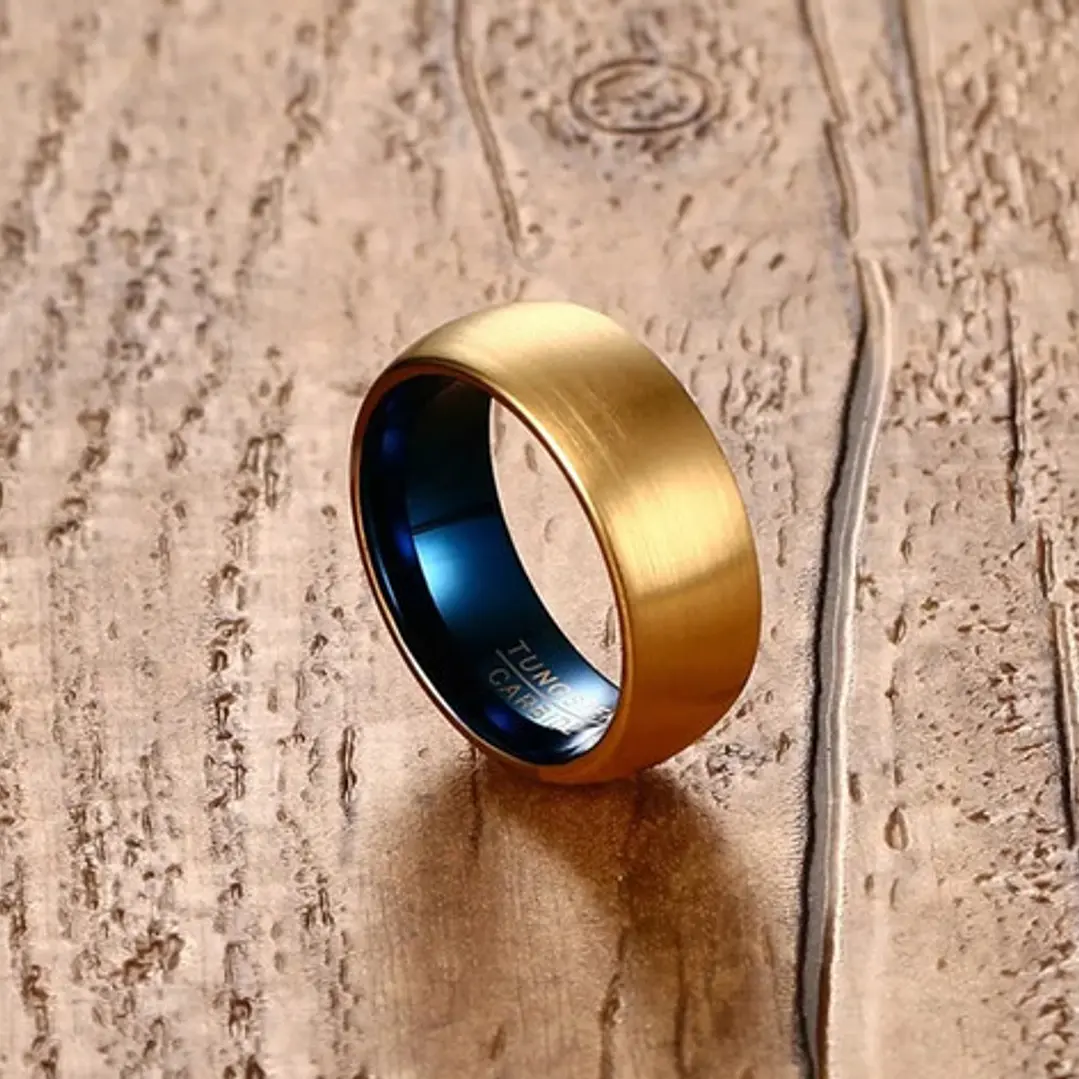 Anillo Carburo De Tungsteno, Houston Gold, Hombre 4