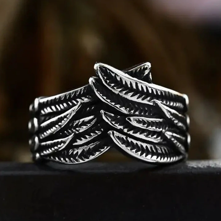 Anillo Wings Of Liberty, Acero Inoxidable, Unisex 2