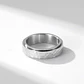 Anillo Rústico, Spinner Giratorio, Acero Inoxidable, Unisex - Miniatura 7