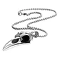Collar Vikingo Cuervo Nórdico, Acero Inoxidable, Unisex - Miniatura 1