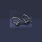 Aros Piercing Cruz Envejecida, Acero Inoxidable Hombre-mujer - Miniatura 4