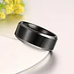 Anillo Carburo De Tungsteno, Black And Silver, Hombre - Miniatura 2