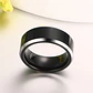 Anillo Carburo De Tungsteno, Black And Silver, Hombre - Miniatura 3