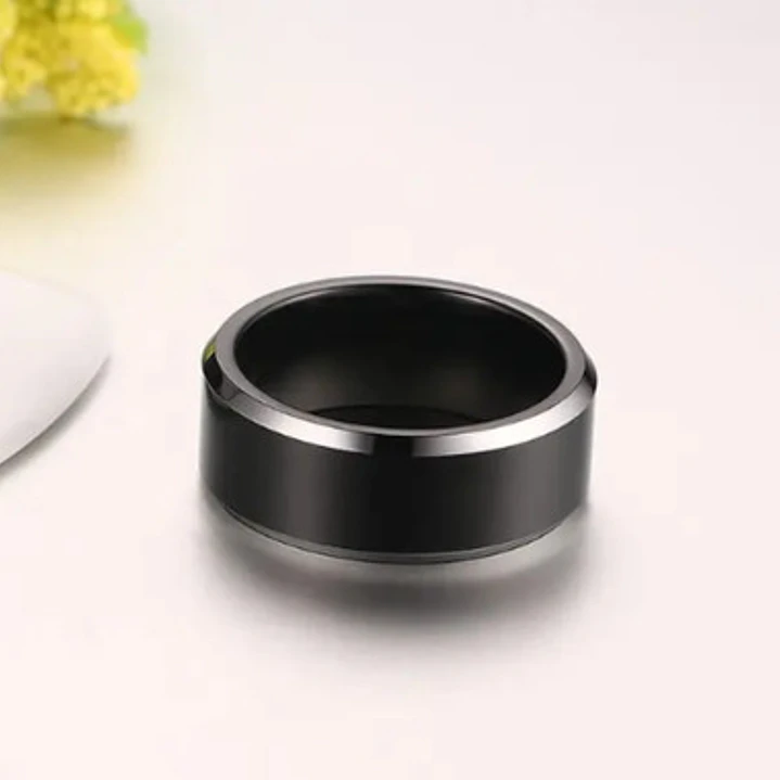 Anillo Carburo De Tungsteno, Black And Silver, Hombre 4