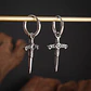 Aros Piercing Punk Rock Cruz, Acero Inoxidable, Hombre-mujer - Miniatura 4