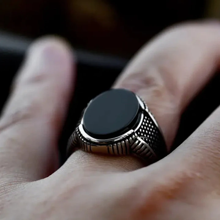 Anillo Bizancio, Acero Inoxidable, Hombre 4