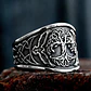 Anillo Vikingo Yggdrasil, Acero Inoxidable, Unisex - Miniatura 4