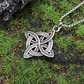 Collar Nudo De Bruja Protección, Acero Inoxidable, Mujer - Miniatura 5