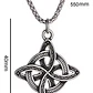 Collar Nudo De Bruja Protección, Acero Inoxidable, Mujer - Miniatura 7