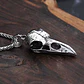 Collar Vikingo Cuervo Nórdico, Acero Inoxidable Hombre-mujer - Miniatura 4