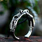 Brazalete Punk Rock Calavera, Acero Inoxidable, Hombre - Miniatura 2