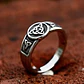 Anillo Vikingo Triqueta Celta, Acero Inoxidable, Unisex - Miniatura 2