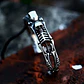Brazalete Punk Rock Calavera, Acero Inoxidable, Hombre - Miniatura 4