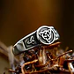 Anillo Vikingo Triqueta Celta, Acero Inoxidable, Unisex - Miniatura 4